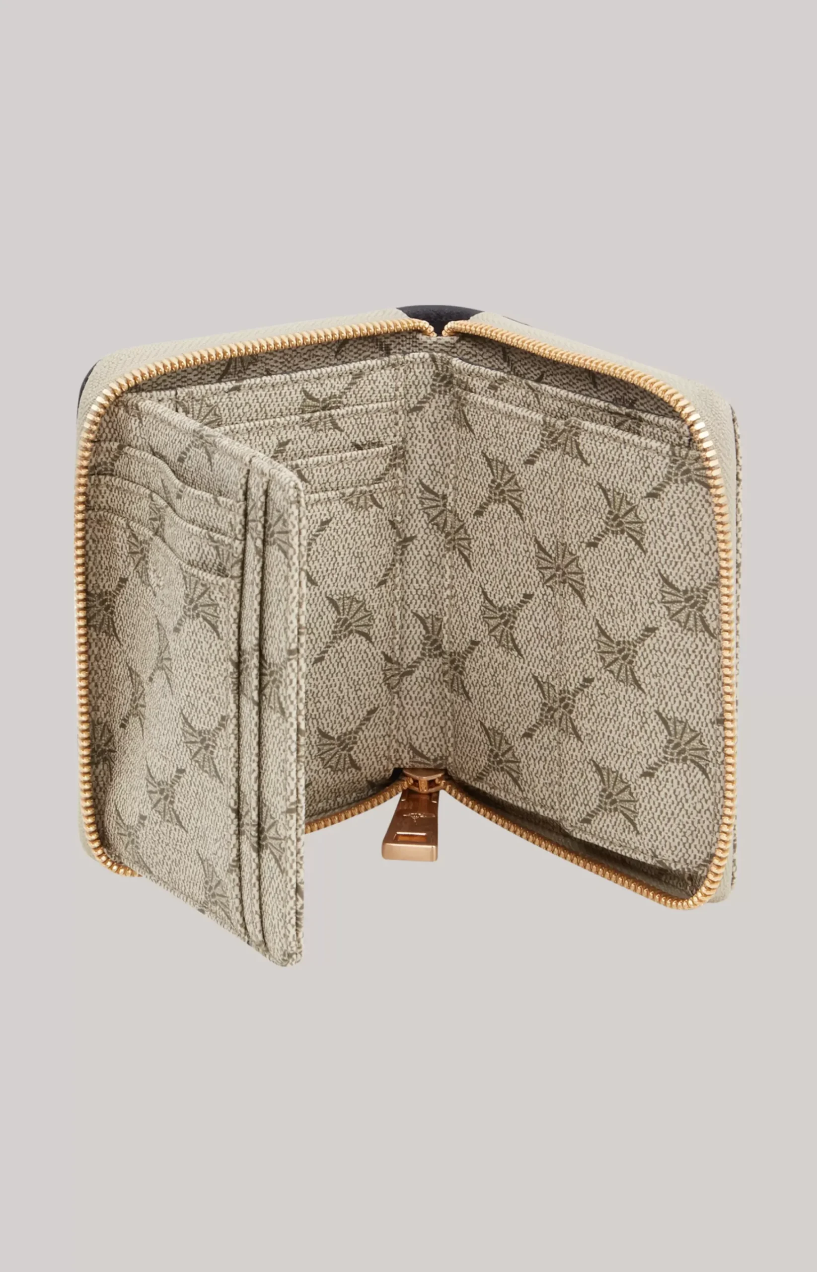 Mazzolino Edition Nisa Wallet in Beige/Dark Blue