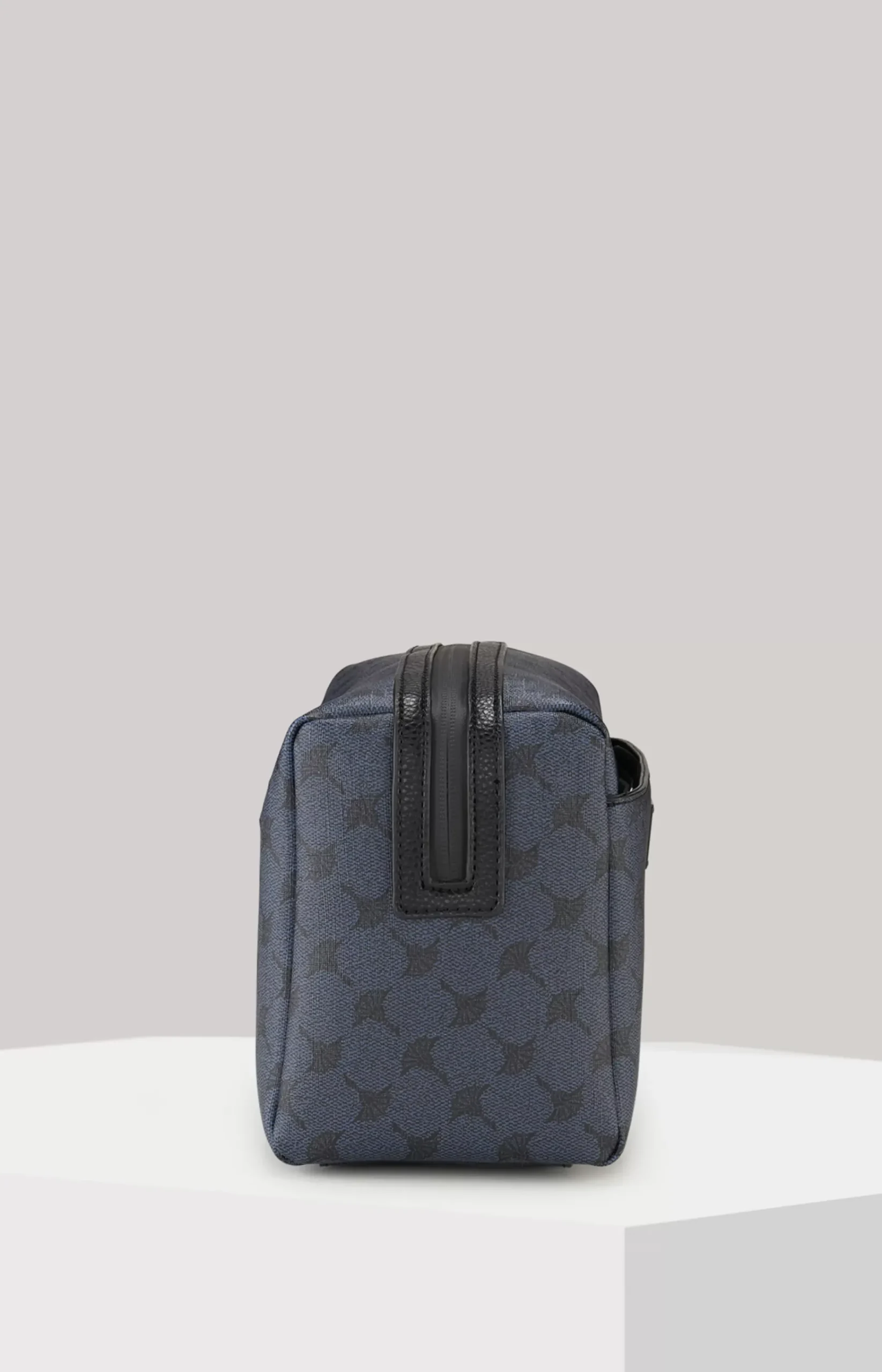 Mazzolino Eris Wash Bag in a Dark Blue Pattern