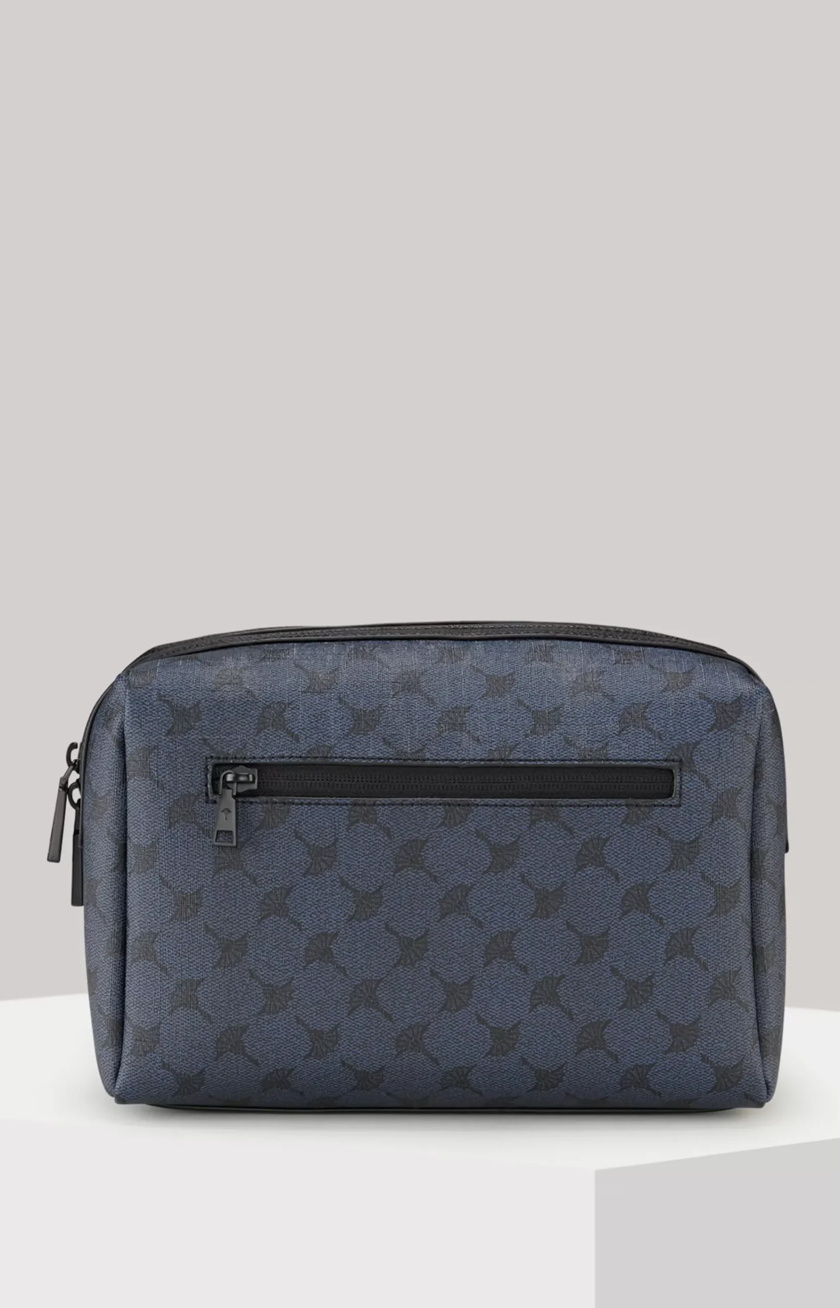 Mazzolino Eris Wash Bag in a Dark Blue Pattern