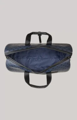 Mazzolino Lev Weekender in a Dark Blue Pattern
