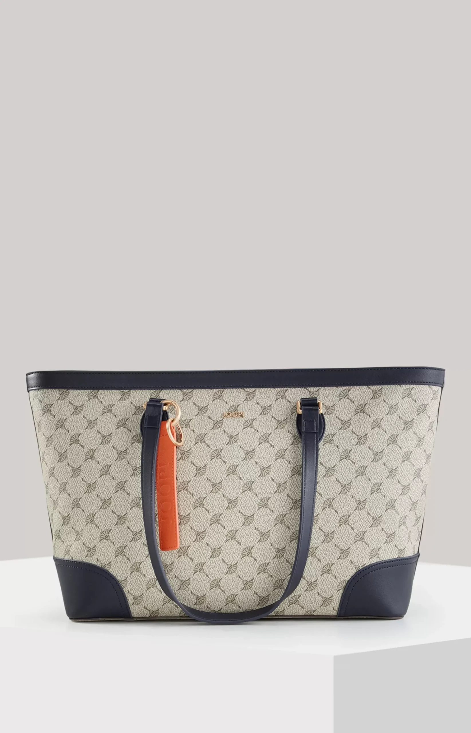 Mazzolino Mariella Shopper in Beige/Blue