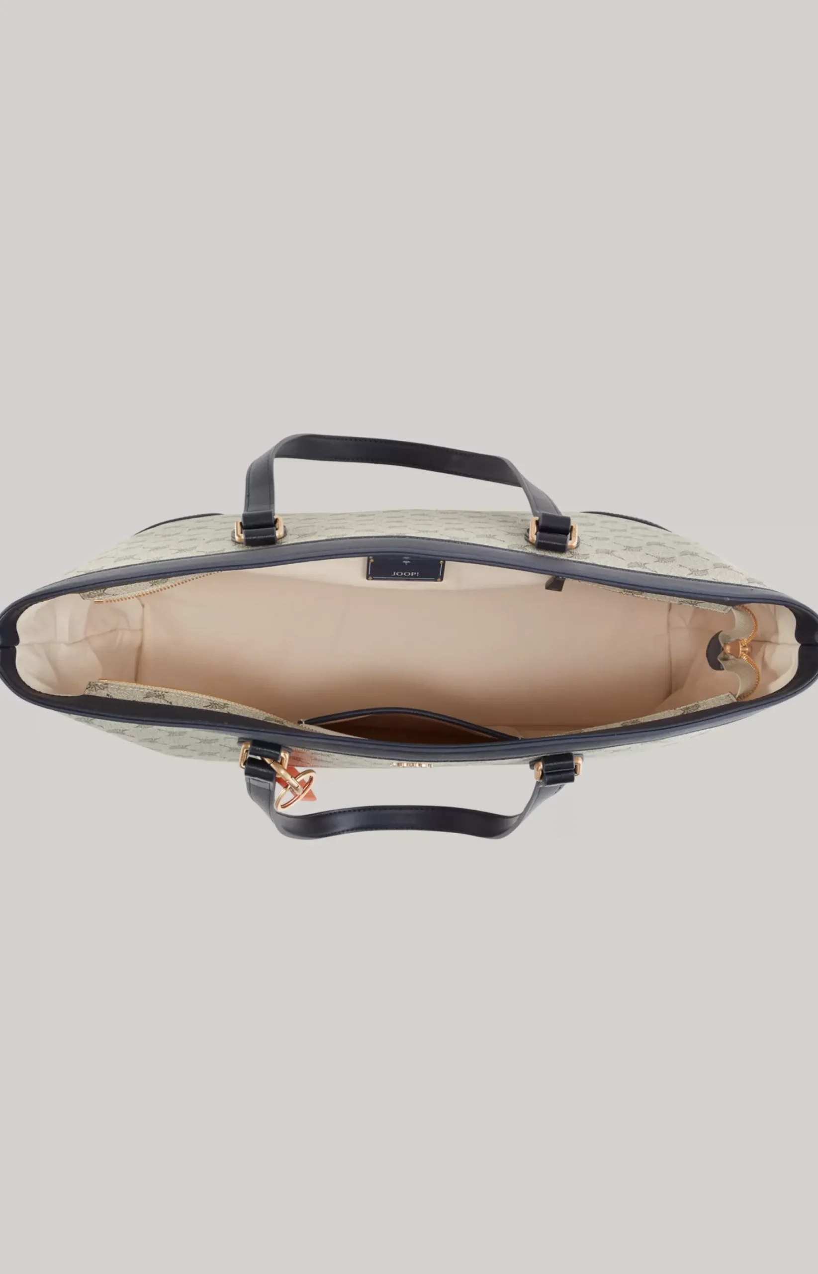 Mazzolino Mariella Shopper in Beige/Blue