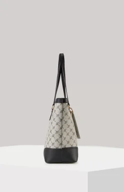 Mazzolino Mariella Shopper in Black/Off-white