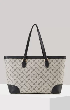 Mazzolino Mariella Shopper in Black/Off-white