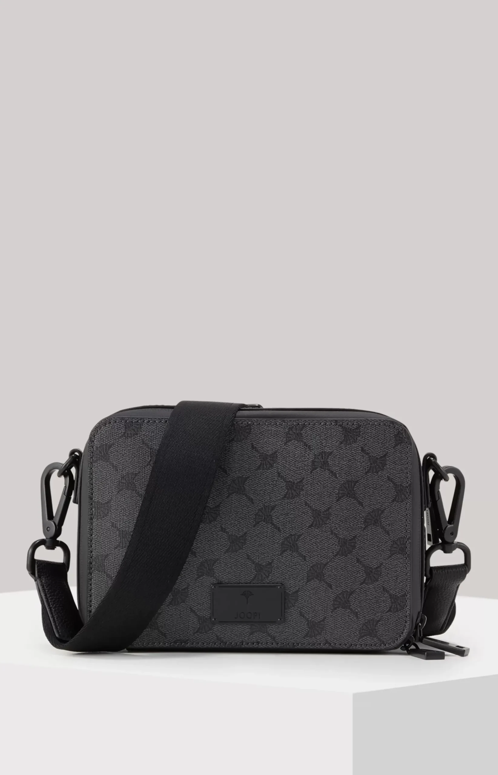 Mazzolino Paolo Shoulder Bag in Black/Grey
