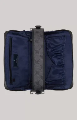 Mazzolino Paolo Shoulder Bag in Black/Grey