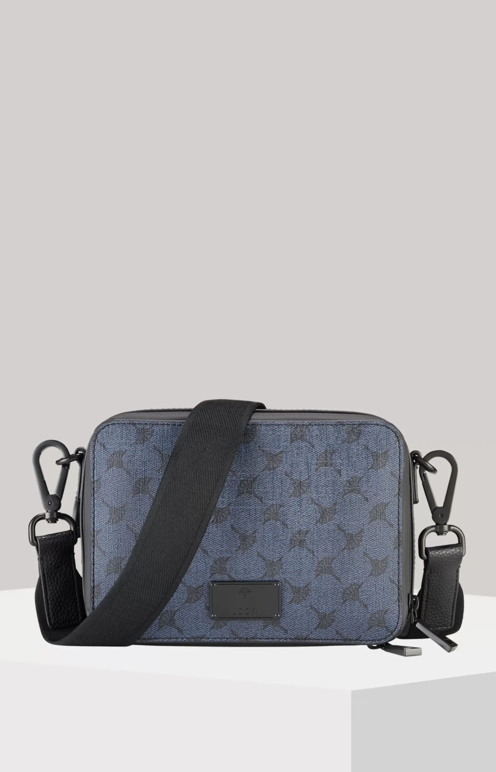 Mazzolino Paolo Shoulder Bag in a Dark Blue Pattern