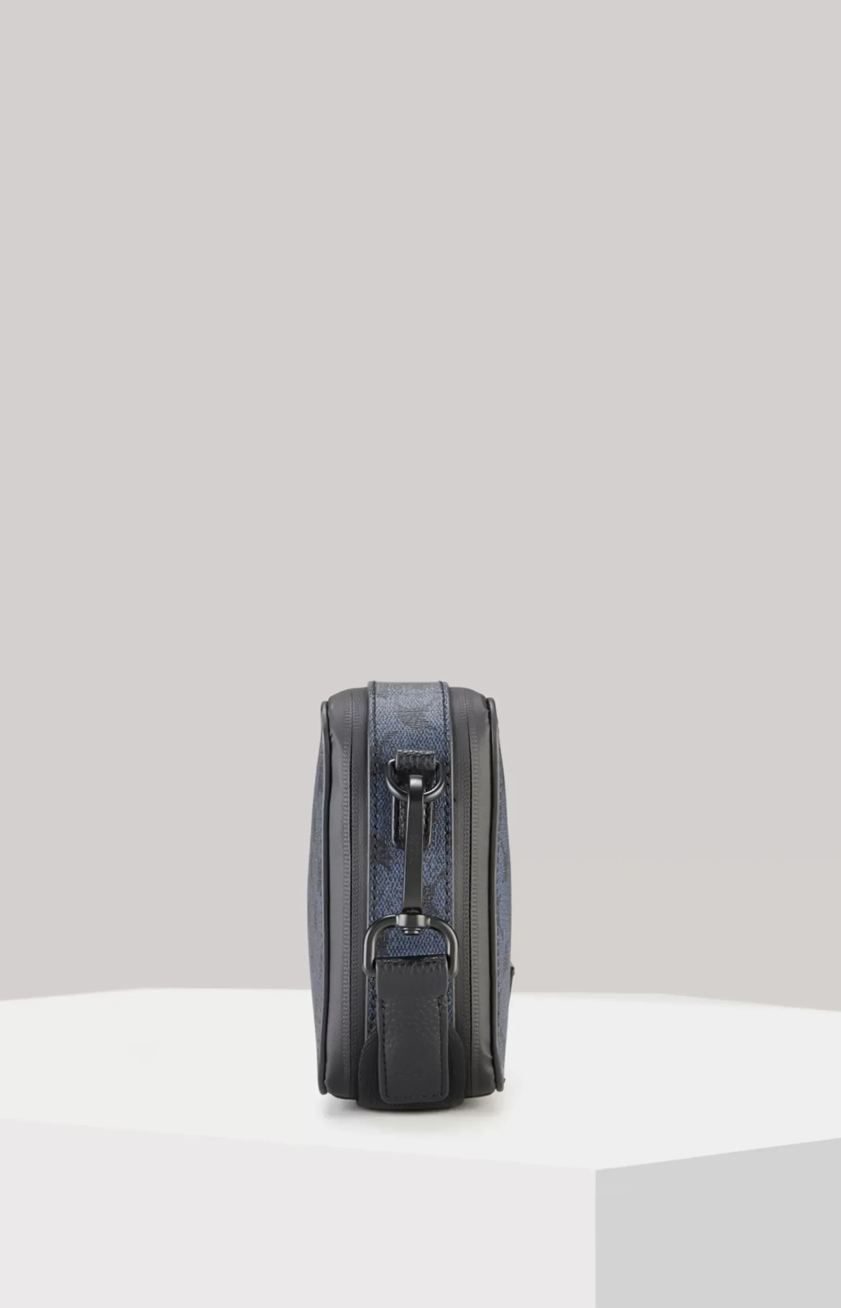 Mazzolino Paolo Shoulder Bag in a Dark Blue Pattern