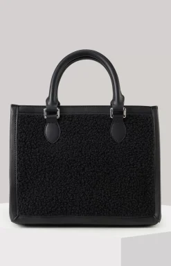 Mazzolino Pelo Aurelia Handbag in Black
