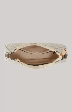 Mazzolino Peluche Annina Shoulder Bag in Blue and Beige