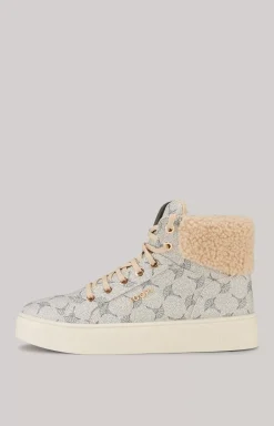 Mazzolino Peluche New Daphne High-top Trainers in Beige/Grey