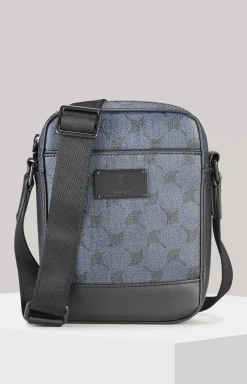 Mazzolino Rafael Shoulder Bag in a Dark Blue Pattern