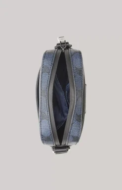 Mazzolino Rafael Shoulder Bag in a Dark Blue Pattern