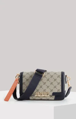 Mazzolino Sousa Shoulder Bag in Blue/Beige