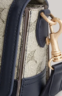 Mazzolino Sousa Shoulder Bag in Blue/Beige