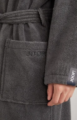Men’s bathrobe in anthracite