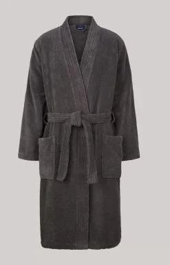 Men’s bathrobe in anthracite