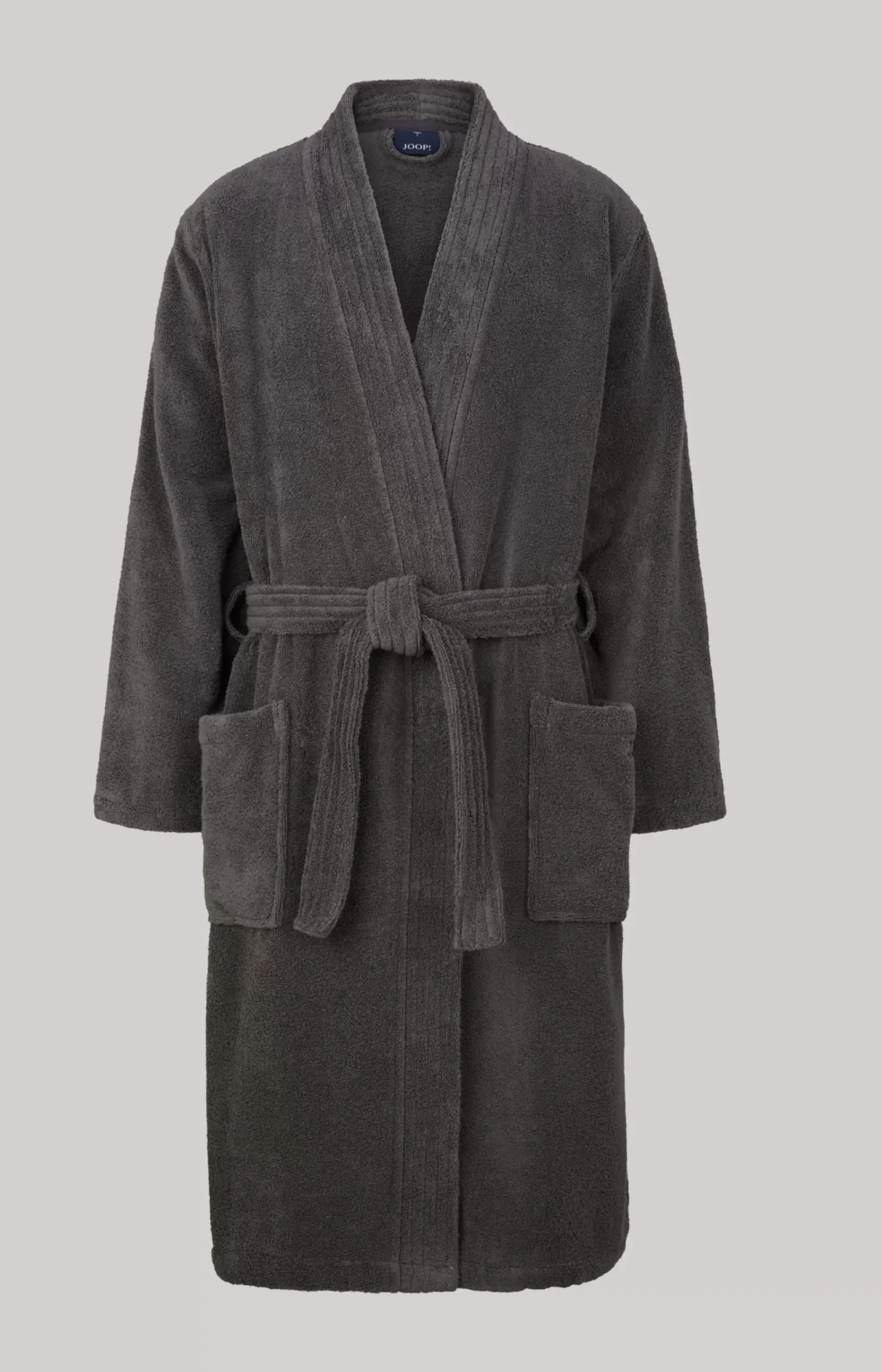 Men’s bathrobe in anthracite