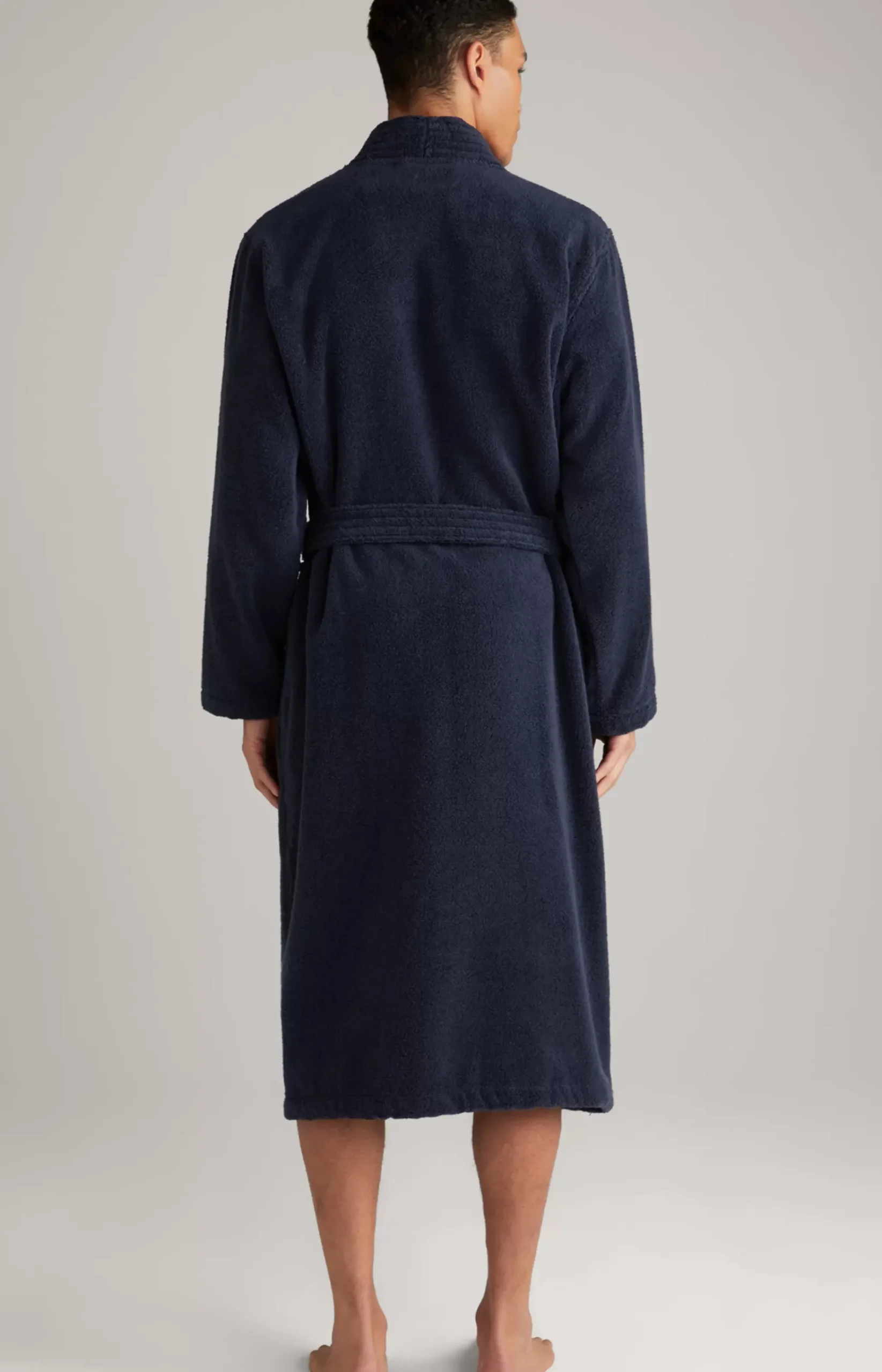 Men’s bathrobe in dark blue