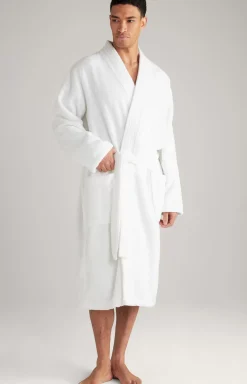 Men’s bathrobe in white