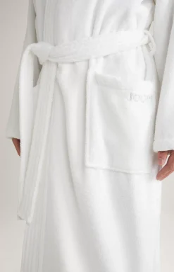 Men’s bathrobe in white
