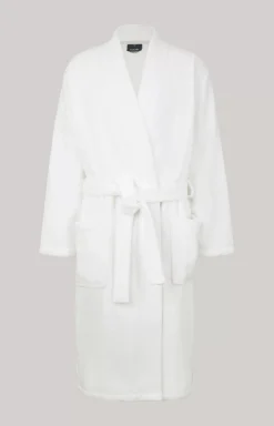 Men’s bathrobe in white