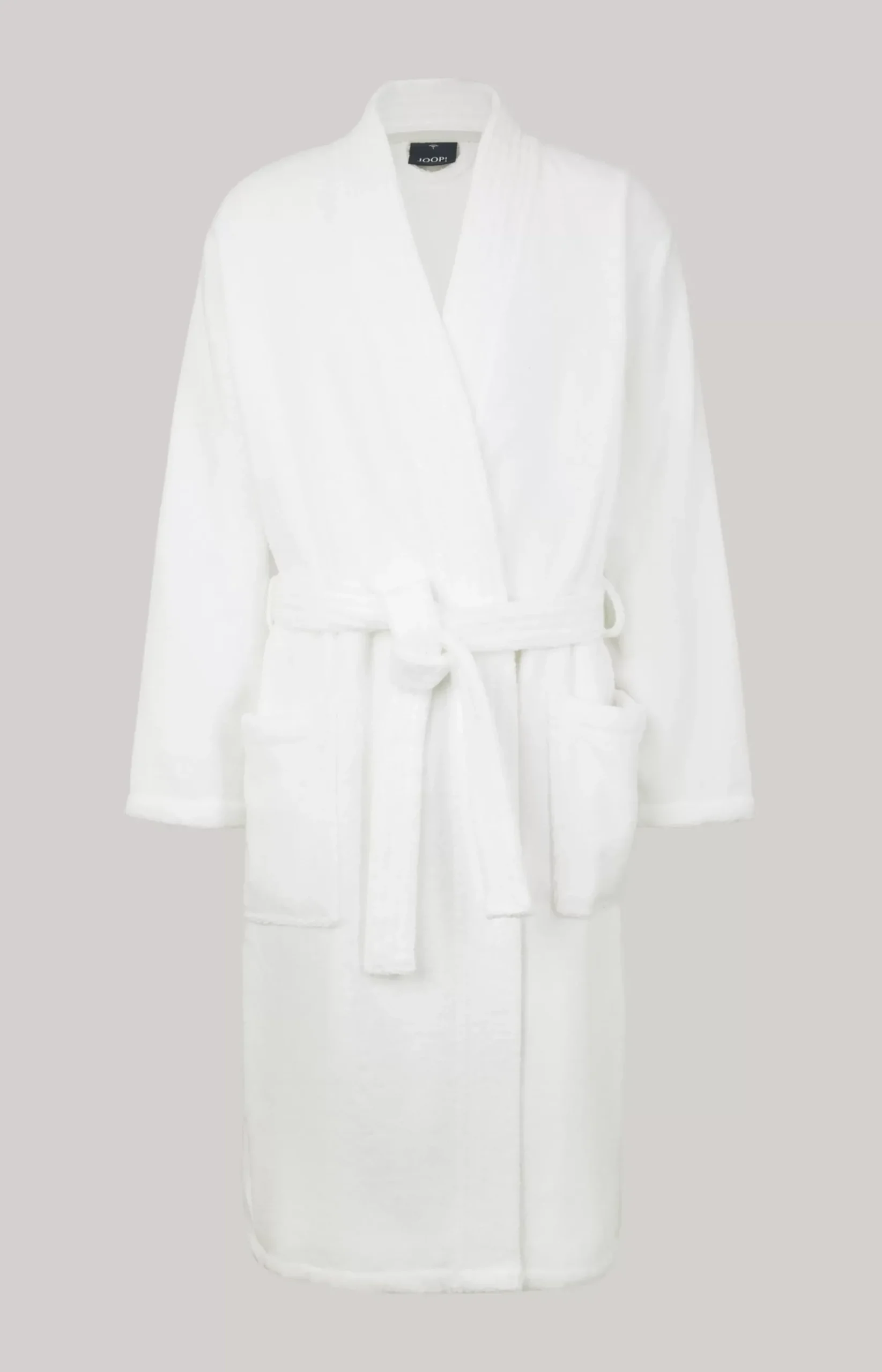 Men’s bathrobe in white