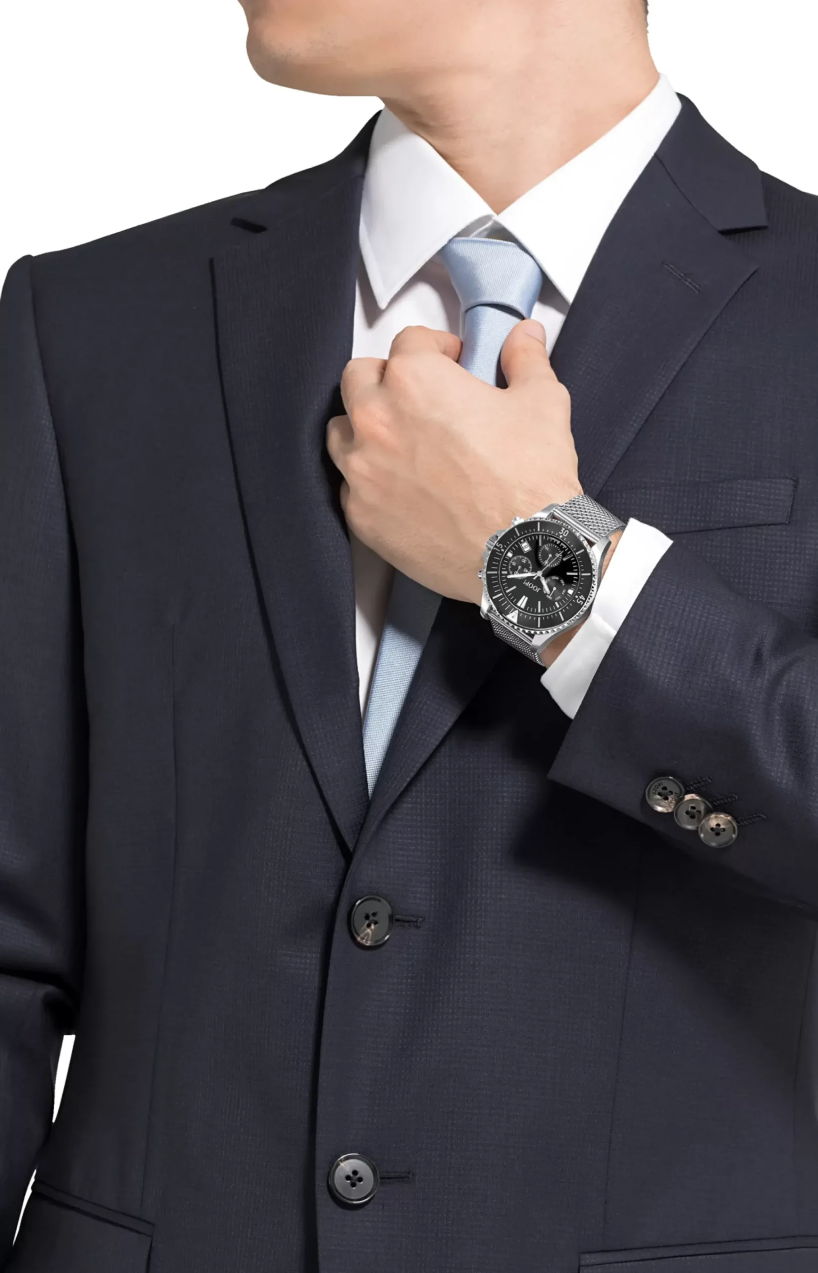 Men's watch in Black/Silver