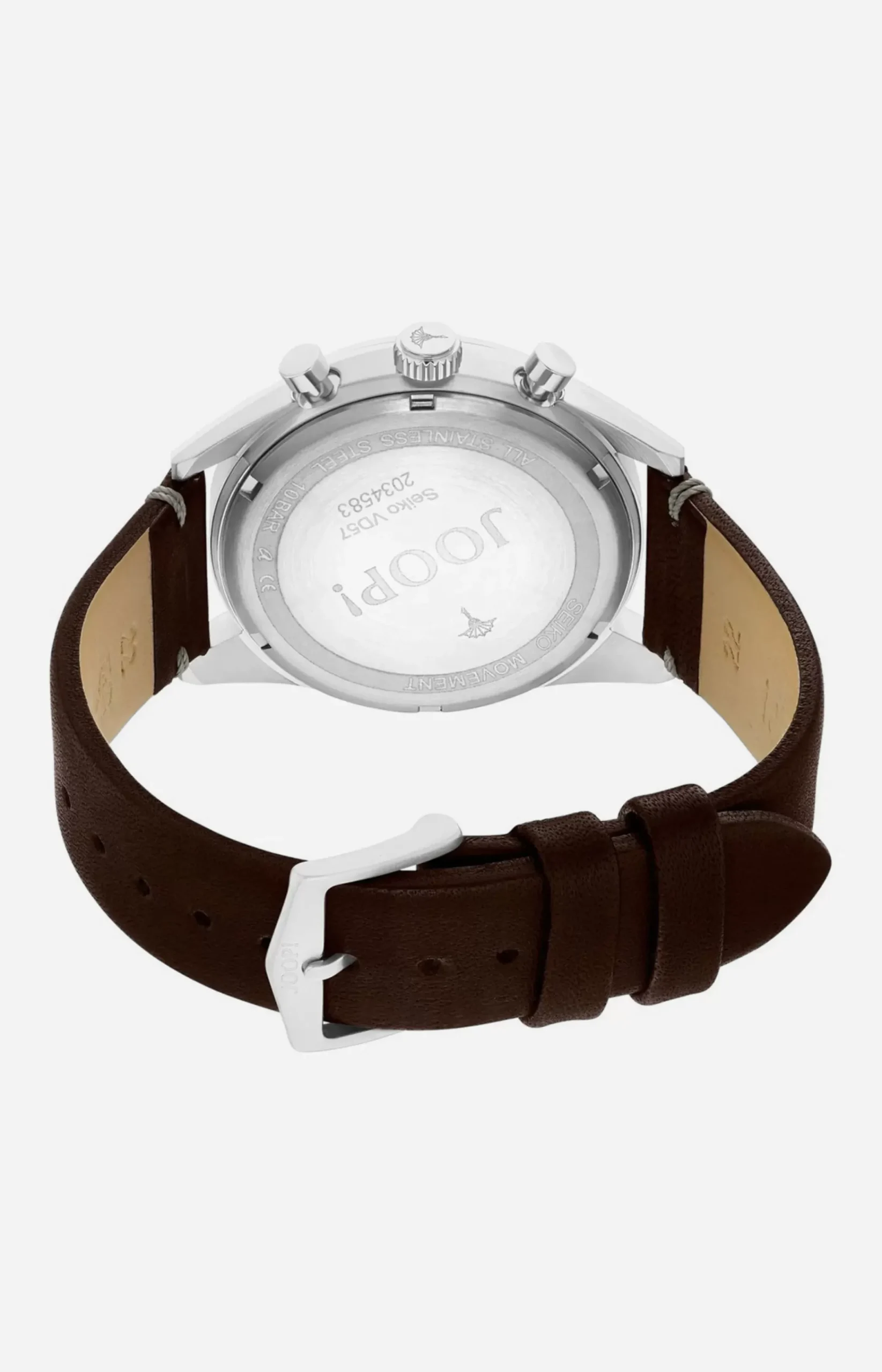 Men’s Watch in Silver/Brown