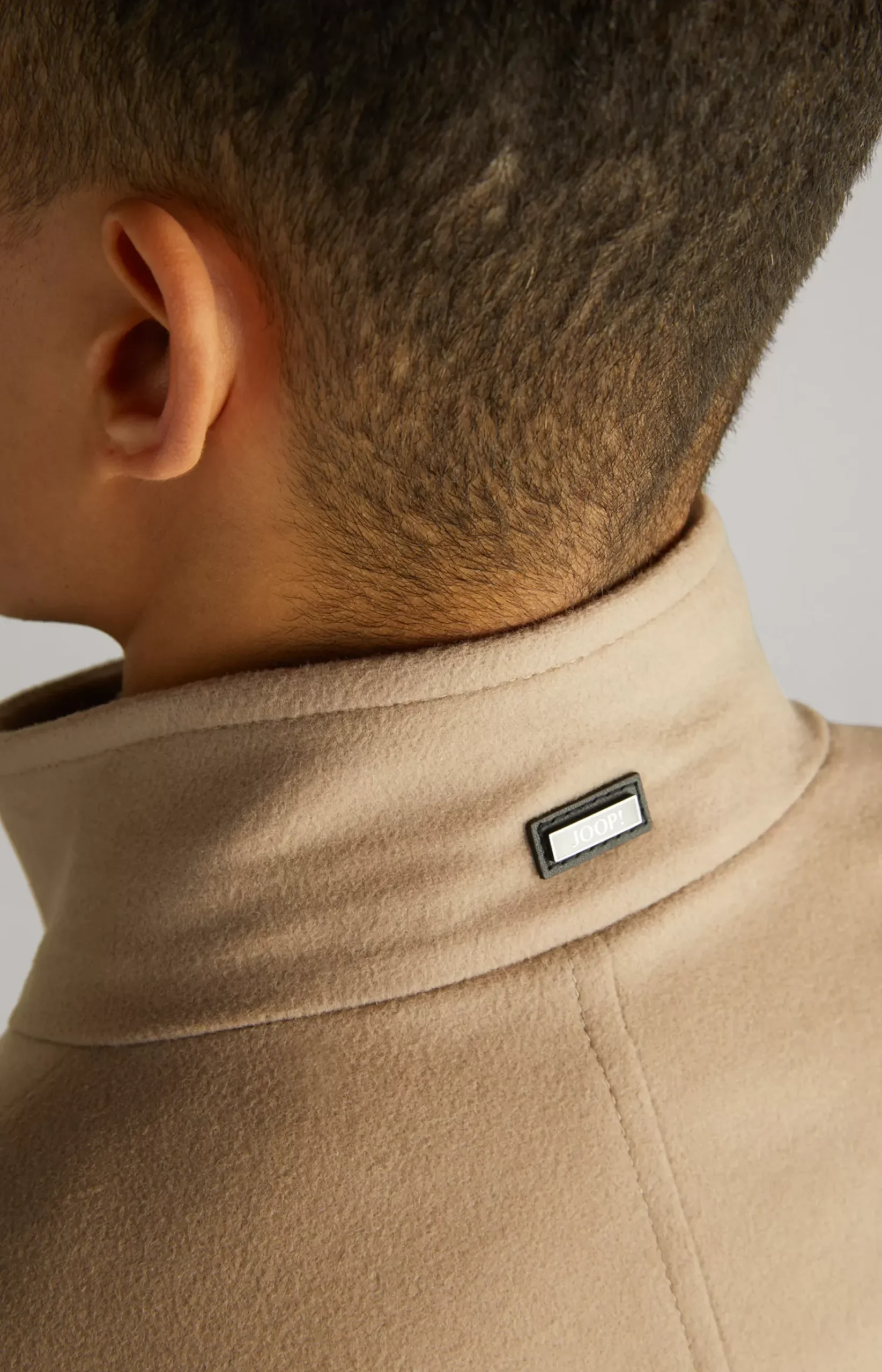 Meros Coat in Beige