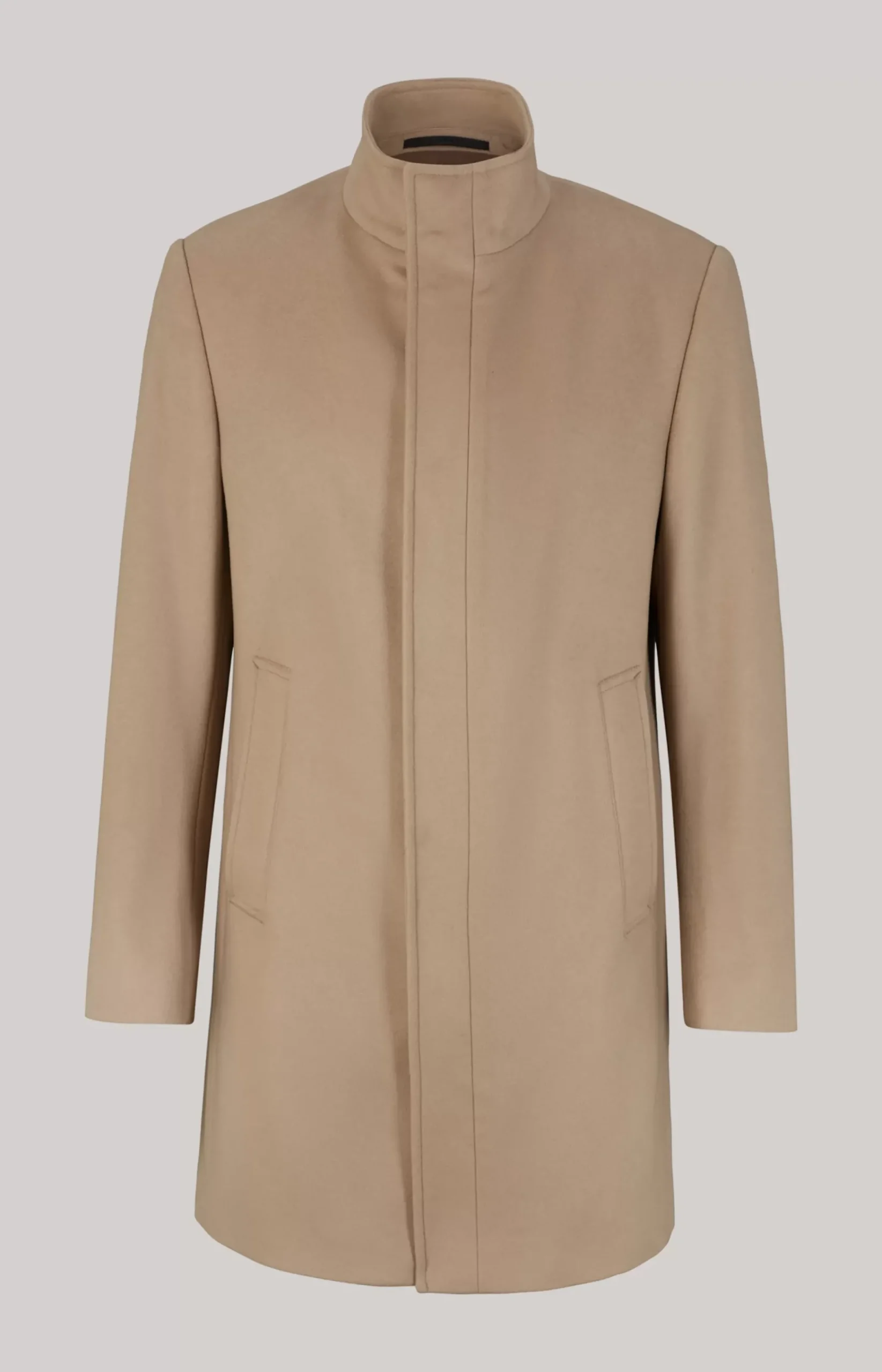 Meros Coat in Beige