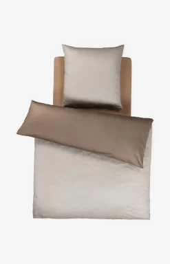 Micro Pattern bedlinen, hazelnut
