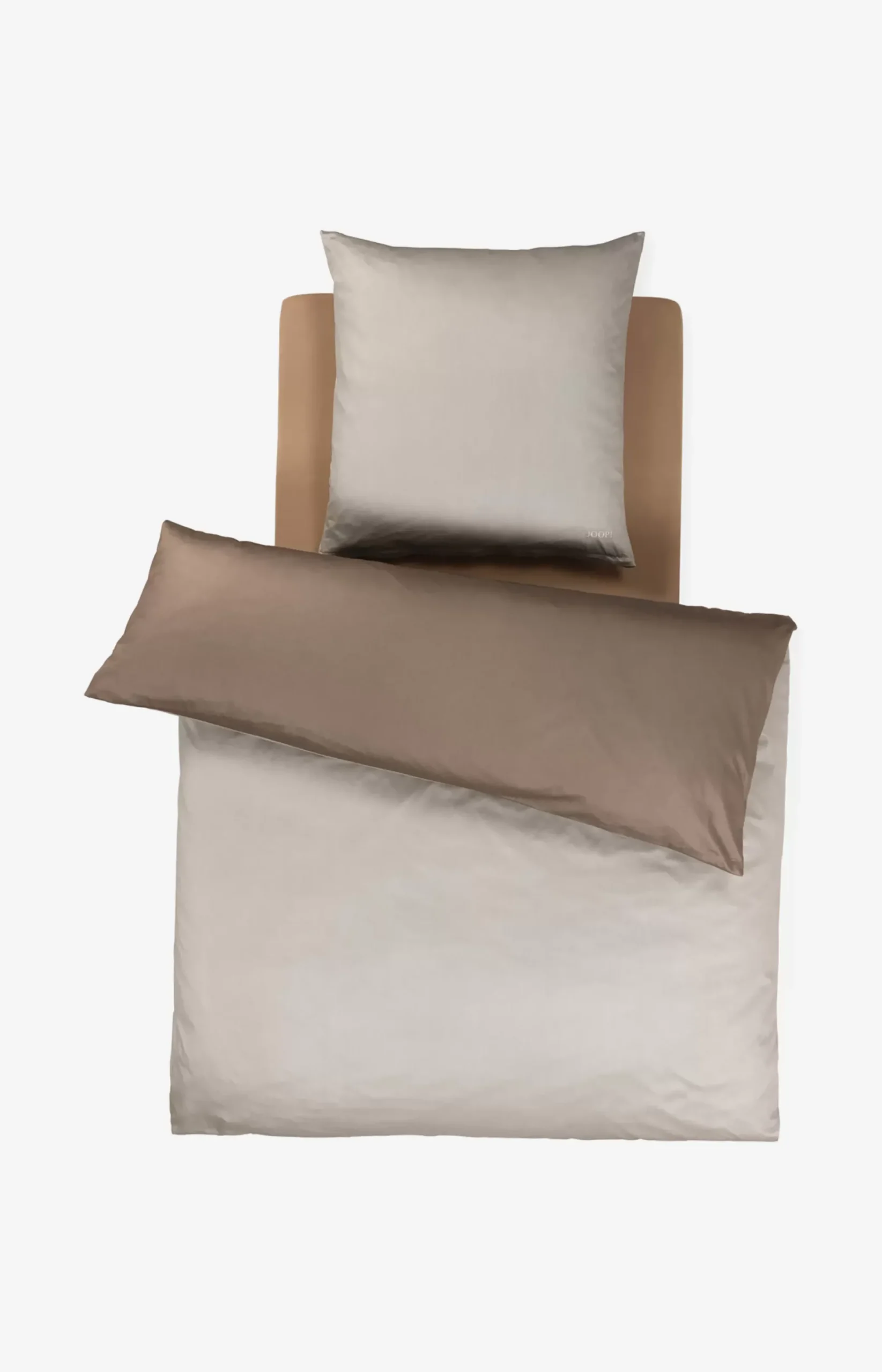 Micro Pattern bedlinen, hazelnut
