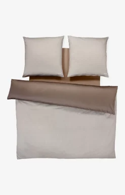 Micro Pattern bedlinen, hazelnut