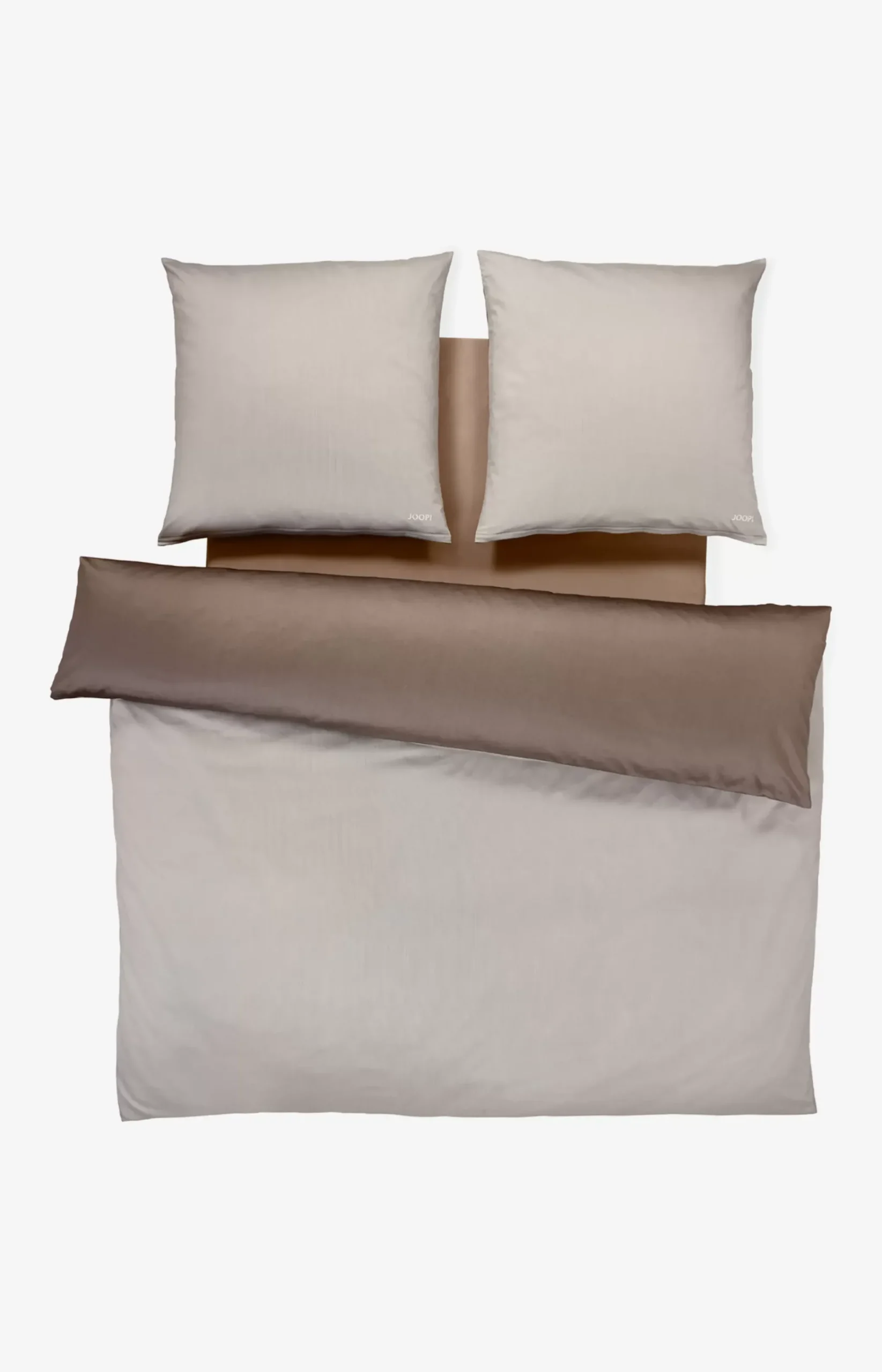 Micro Pattern bedlinen, hazelnut