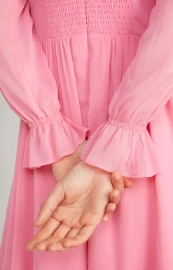 Midi Dress in Pink