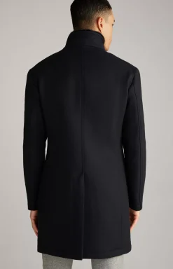 Mikos Coat in Dark Blue