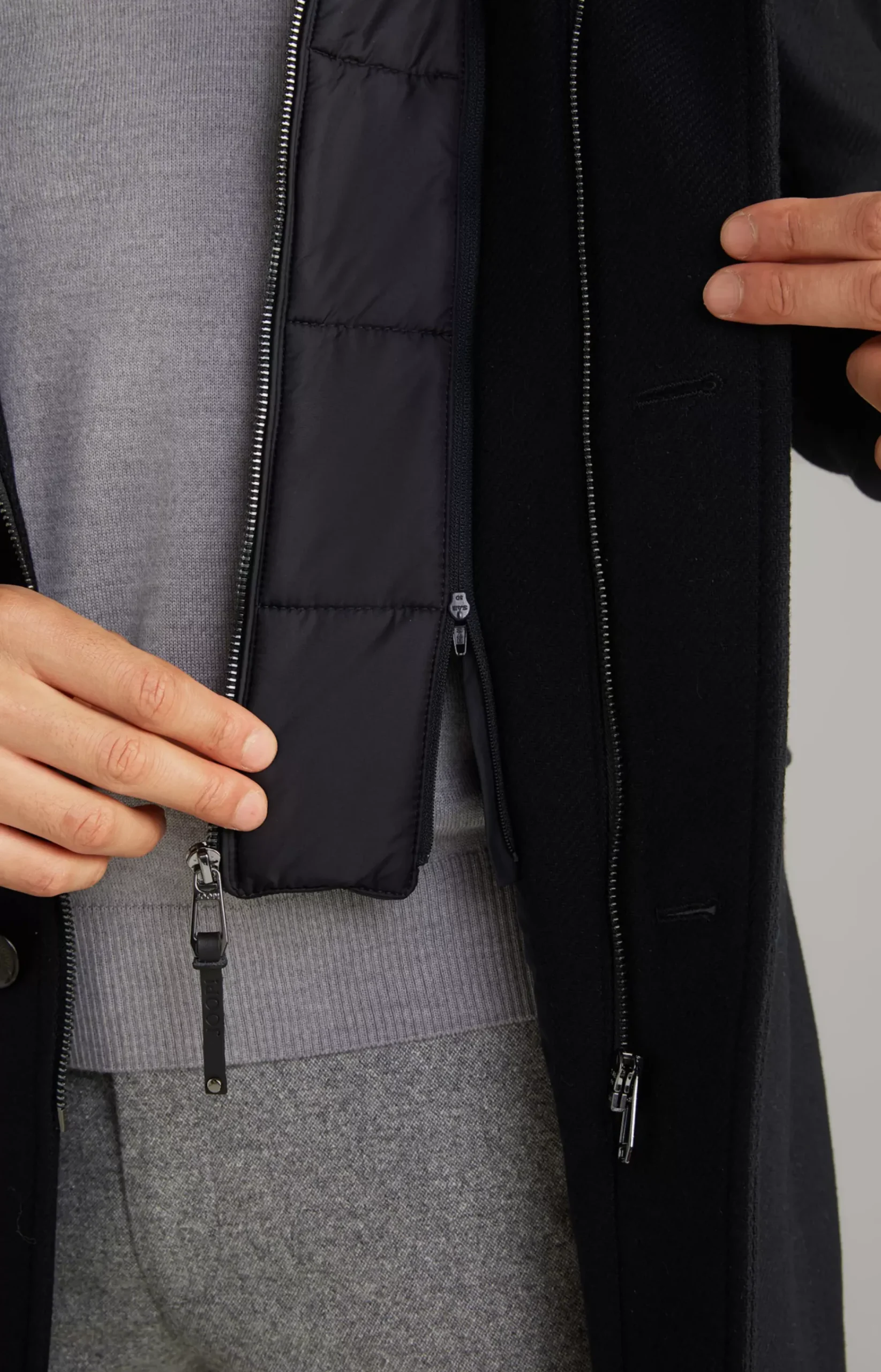 Mikos Coat in Dark Blue