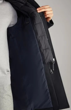Mikos Coat in Dark Blue