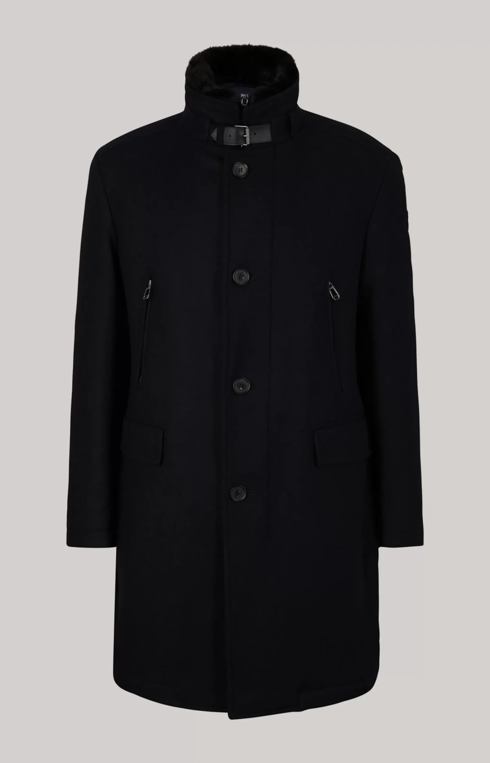 Mikos Coat in Dark Blue