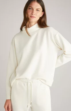 Modal Blend Sweatshirt in Cream
