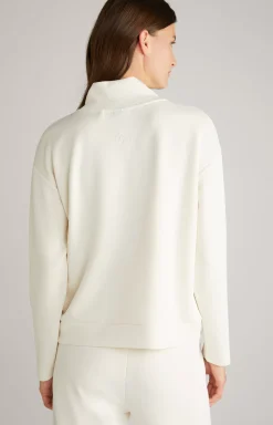 Modal Blend Sweatshirt in Cream