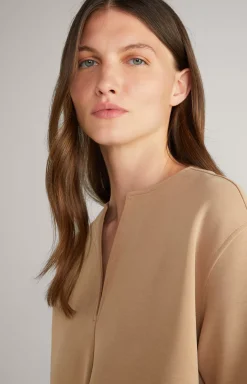 Modal Mix Shirt in Beige