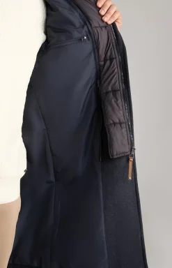 Morris Coat in Dark Blue Marl