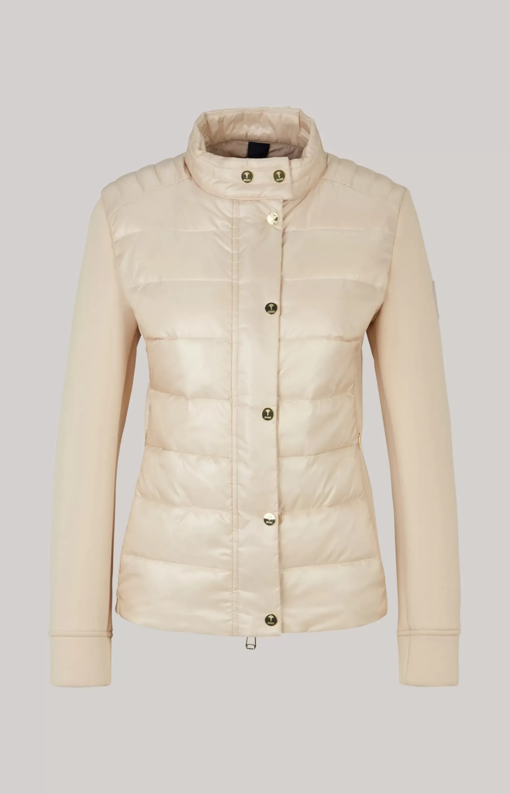 Neoprene Jacket with Quilting in Champagne