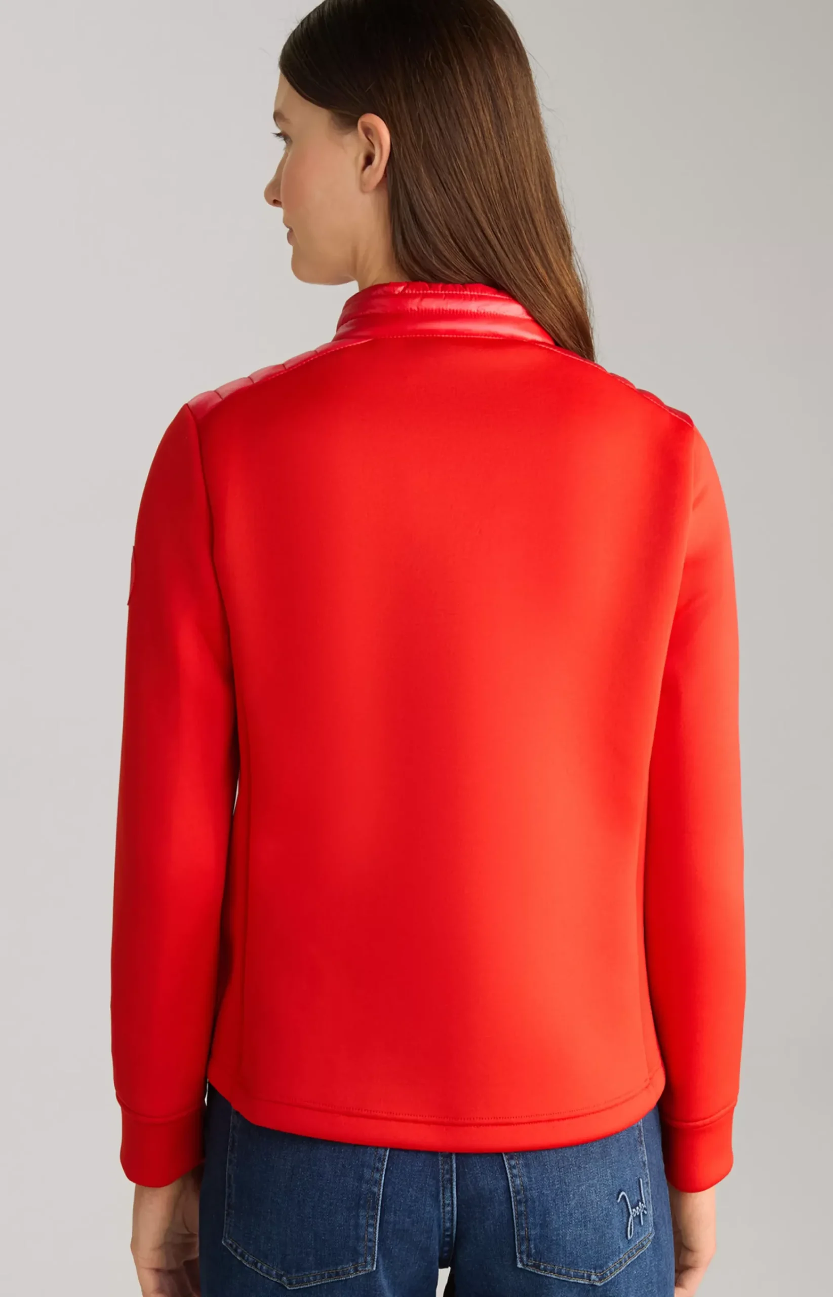 Neoprene Jacket with Quilting in Red