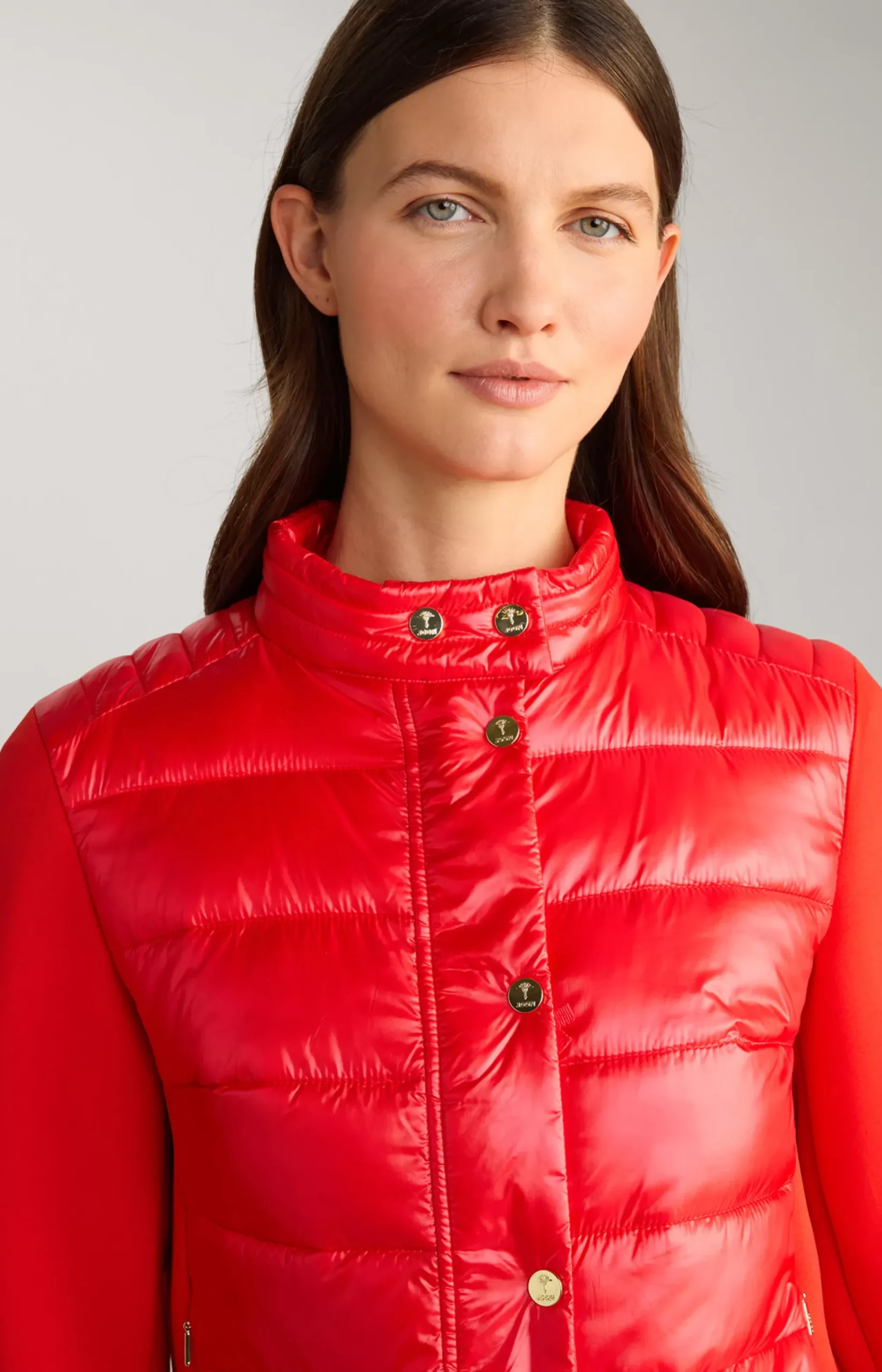Neoprene Jacket with Quilting in Red