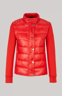 Neoprene Jacket with Quilting in Red