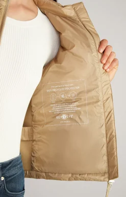Nylon Jacket in Beige