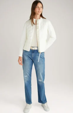 Nylon Jacket in Cream